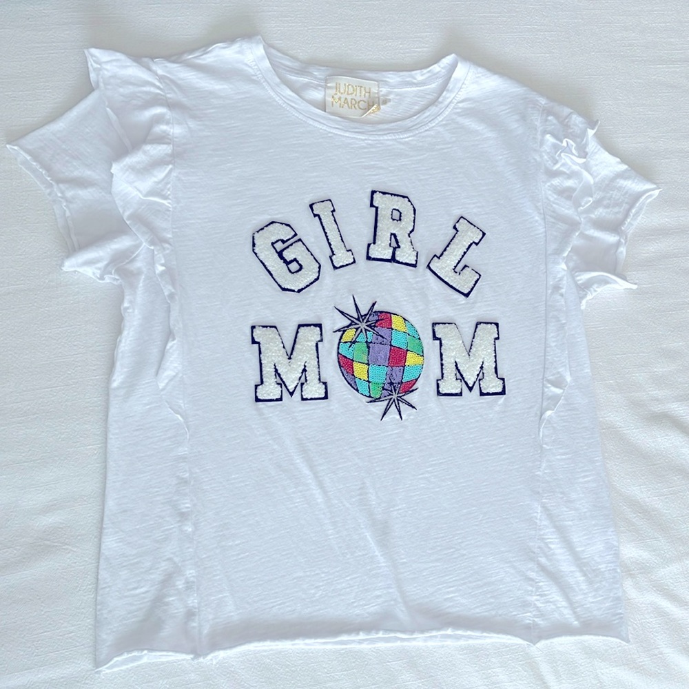Judith March girl mom tee